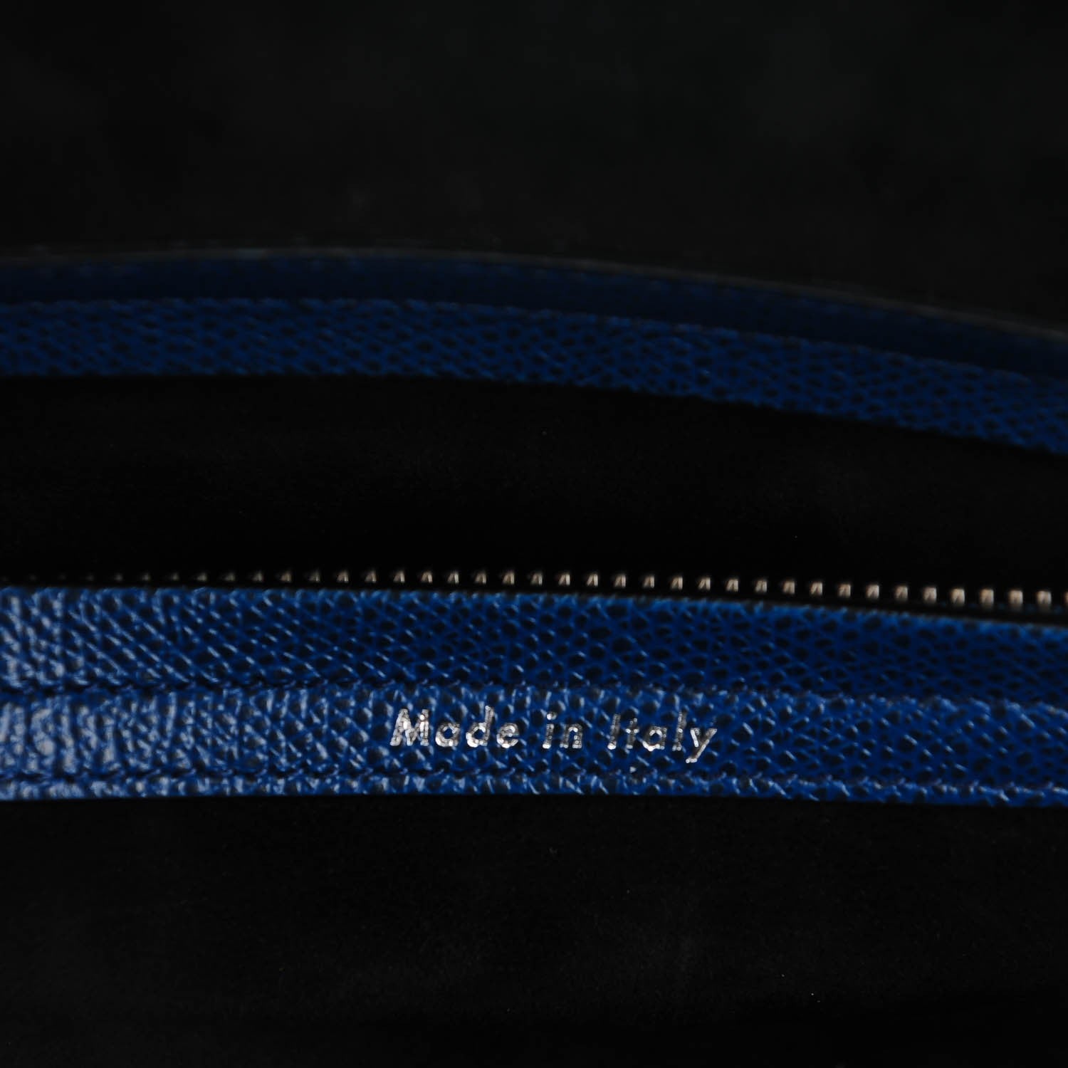 Celine Grained Calfskin Medium Phantom Luggage Indigo 7 of 9