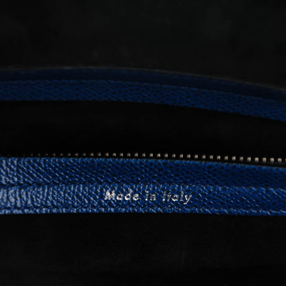 Celine Grained Calfskin Medium Phantom Luggage Indigo 7 of 9