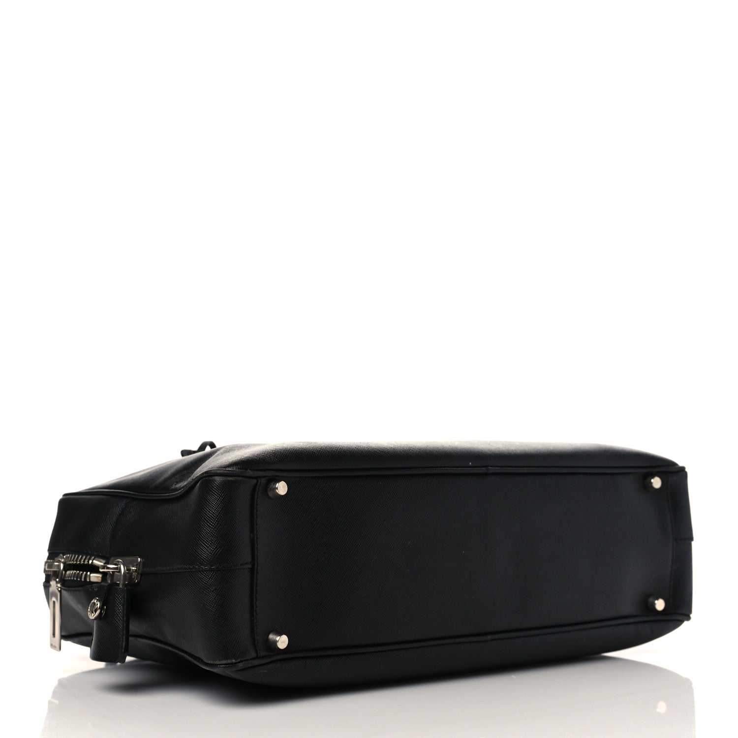Prada Saffiano Lux Bauletto Black 4 of 7