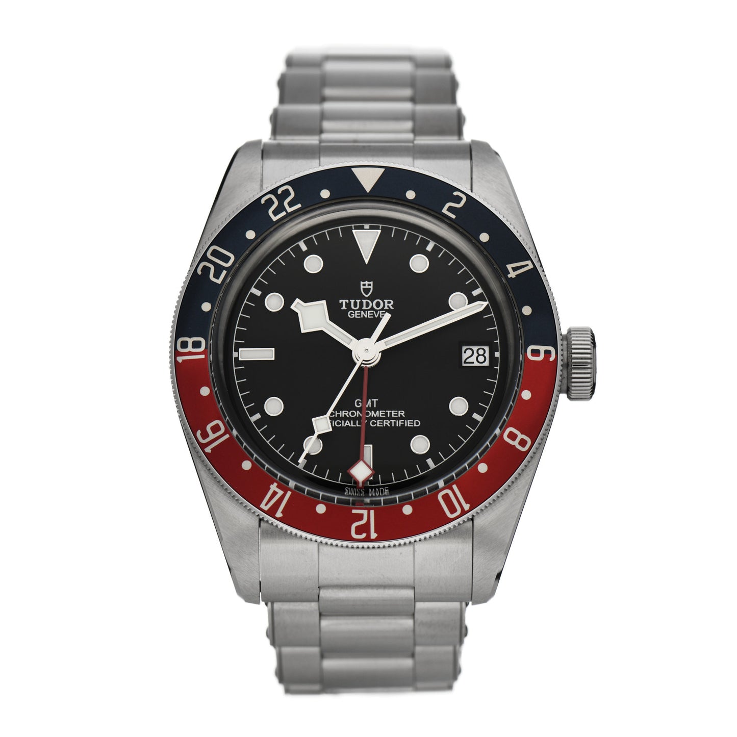 Stainless Steel 41mm Black Bay GMT Automatic Watch Black 79830RB