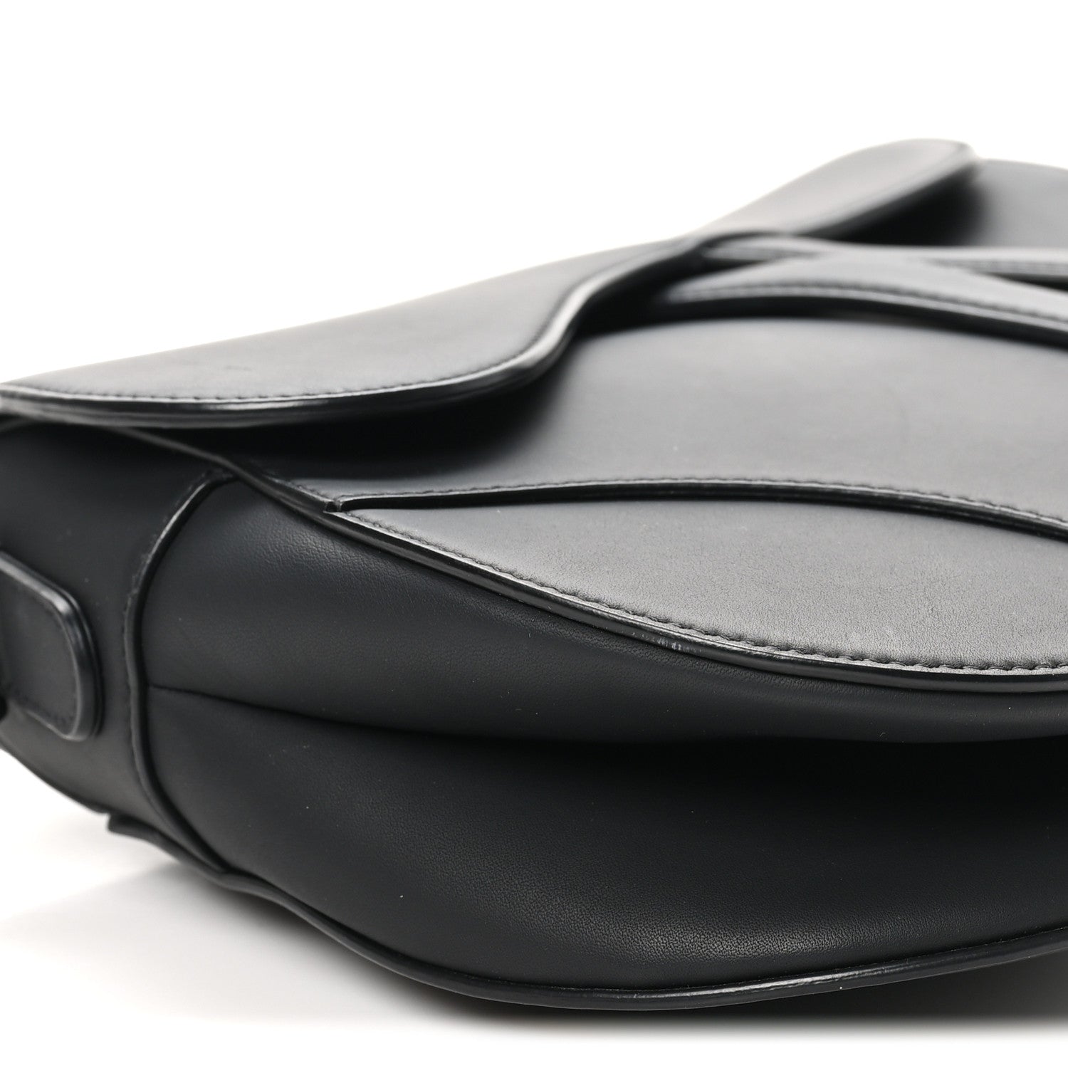 Christian Dior Ultra Matte Calfskin Saddle Bag Black 9 of 11