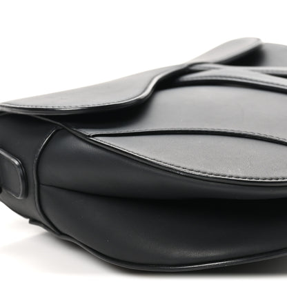 Christian Dior Ultra Matte Calfskin Saddle Bag Black 9 of 11