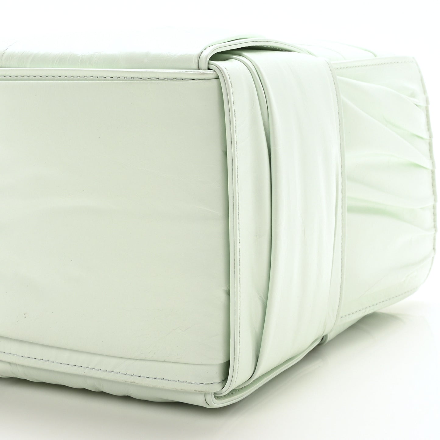 Foulard Intrecciato Pleated Medium Arco Tote Glacier