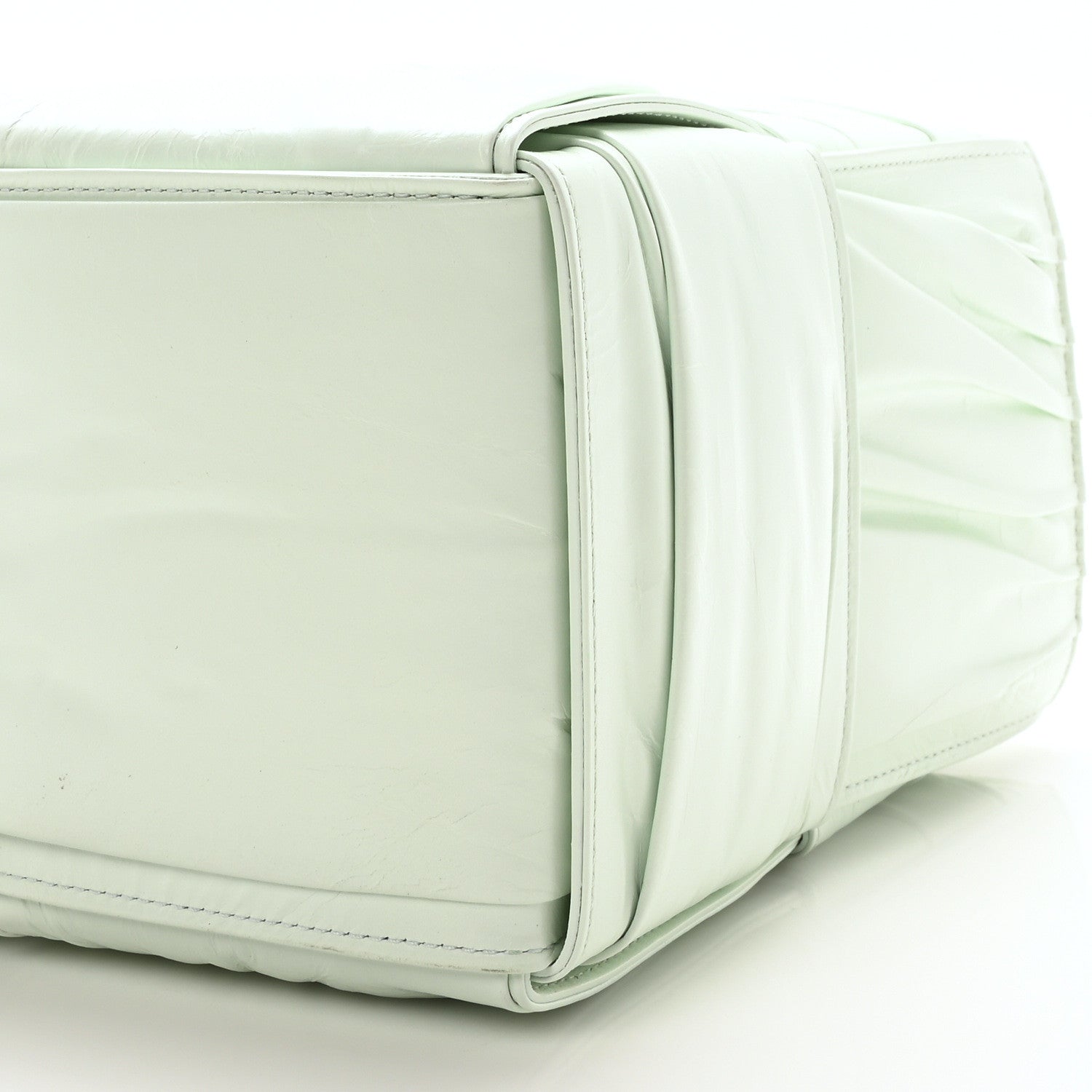 Bottega Veneta Foulard Intrecciato Pleated Medium Arco Tote Glacier 10 of 10