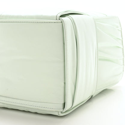 Bottega Veneta Foulard Intrecciato Pleated Medium Arco Tote Glacier 10 of 10