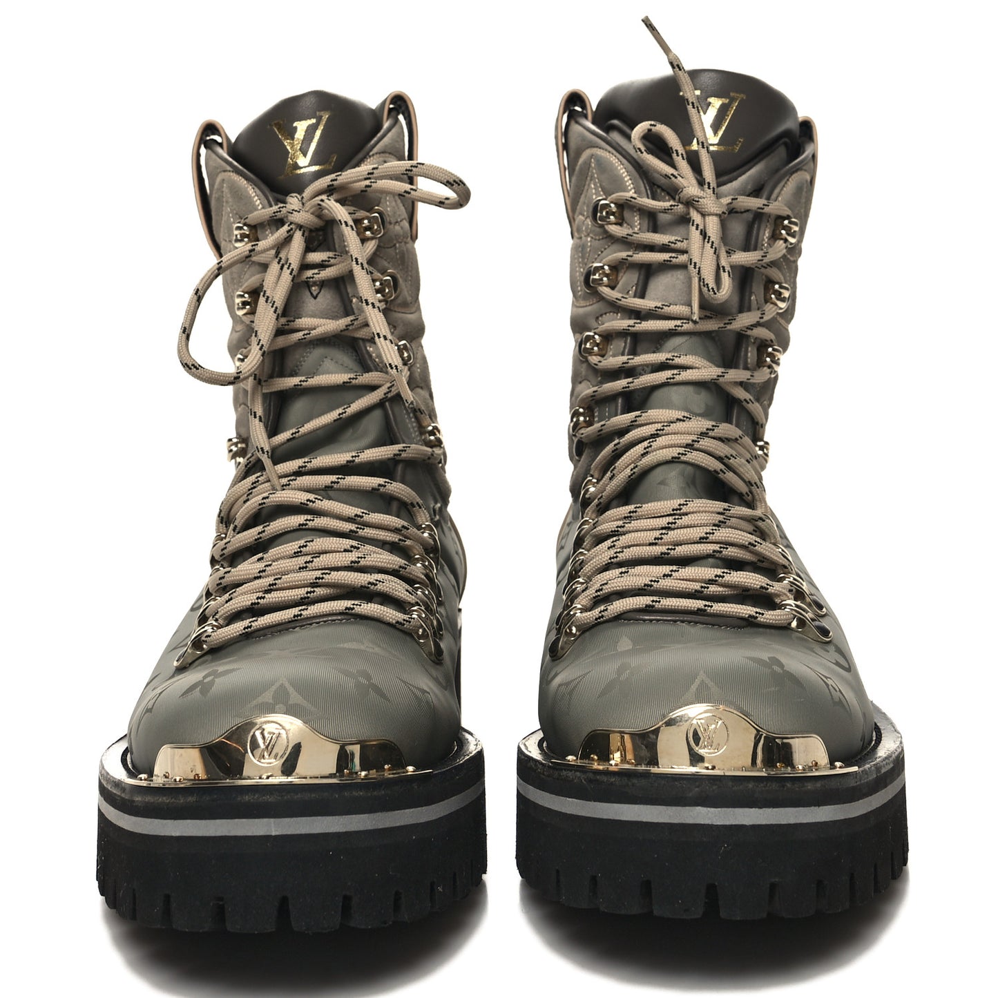 Monogram Titanium Mens Outland Ankle Boots 8