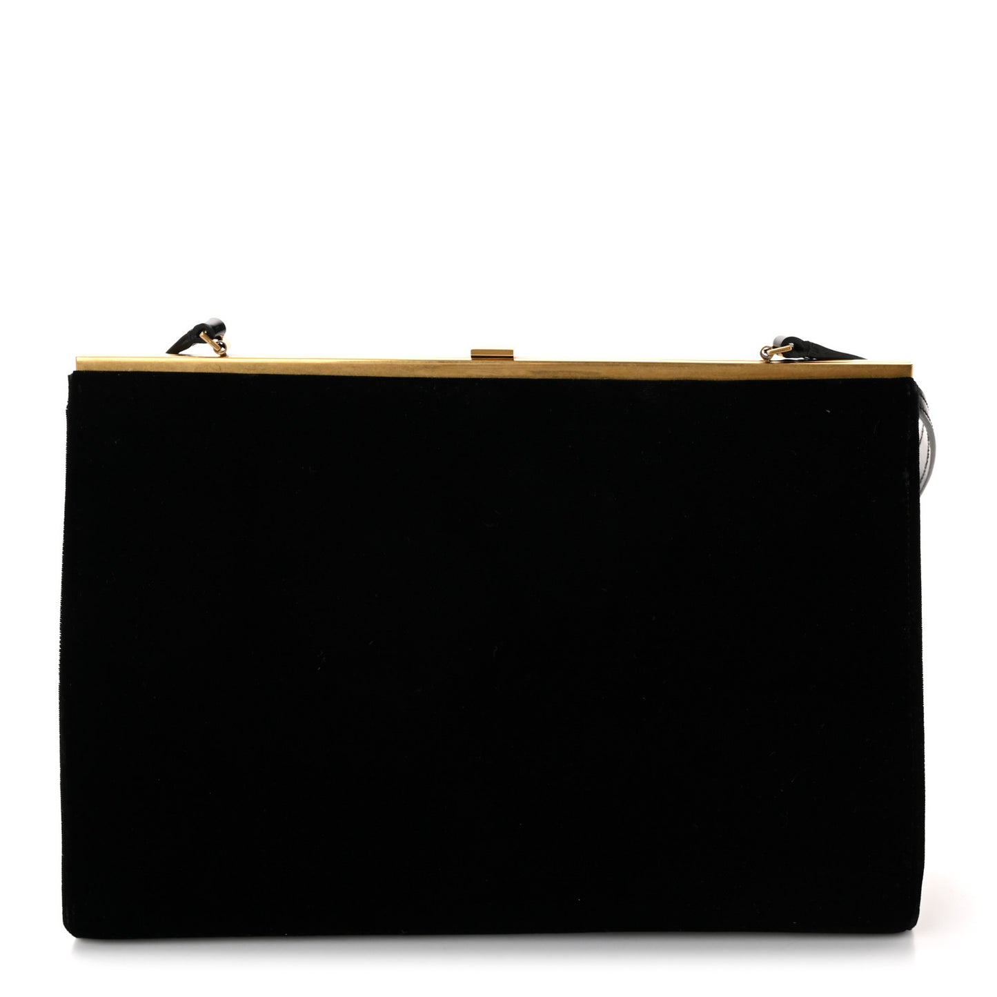 Velvet Large Le Anne-Marie Shoulder Bag Black