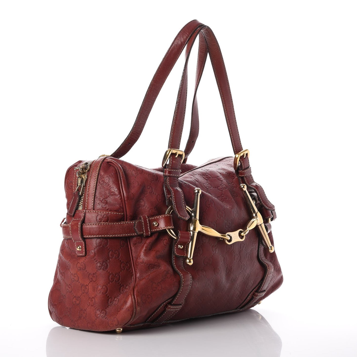Guccissima 85th Anniversary Boston Rusty Red