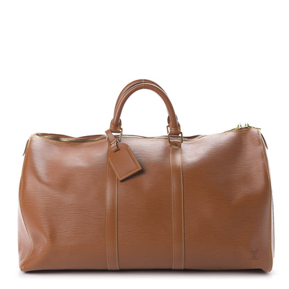 Louis Vuitton Epi Keepall 50 Cipango 1 of 9