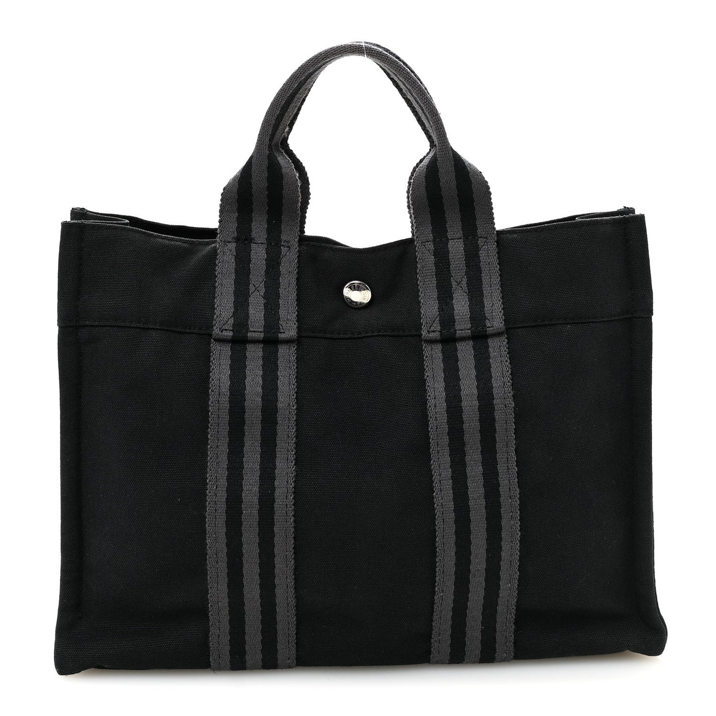 Canvas Herline PM Tote Black