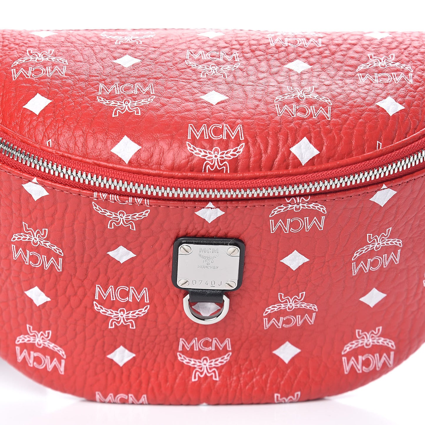 Visetos Large Fursten Belt Bag Red