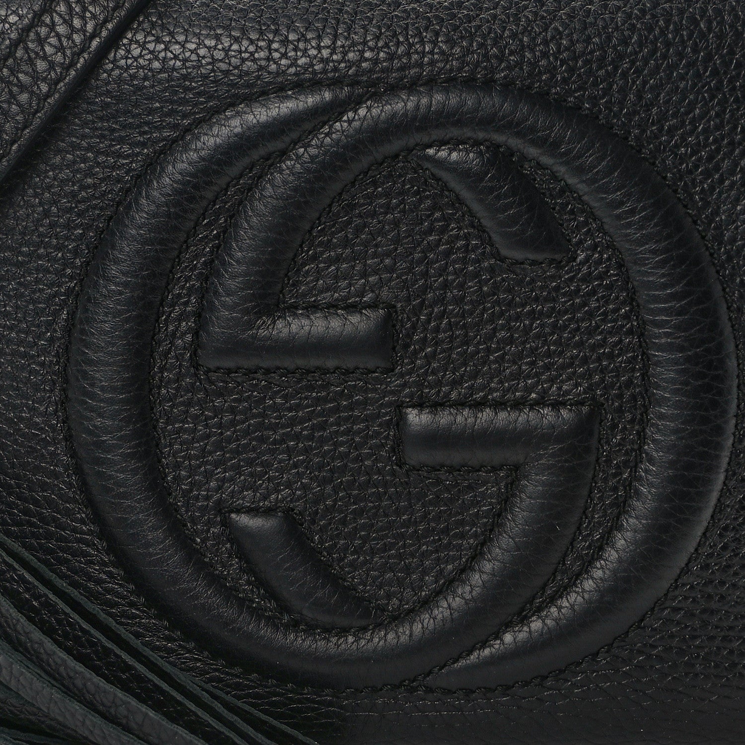 Gucci Pebbled Calfskin Small Soho Disco Bag Black 8 of 15