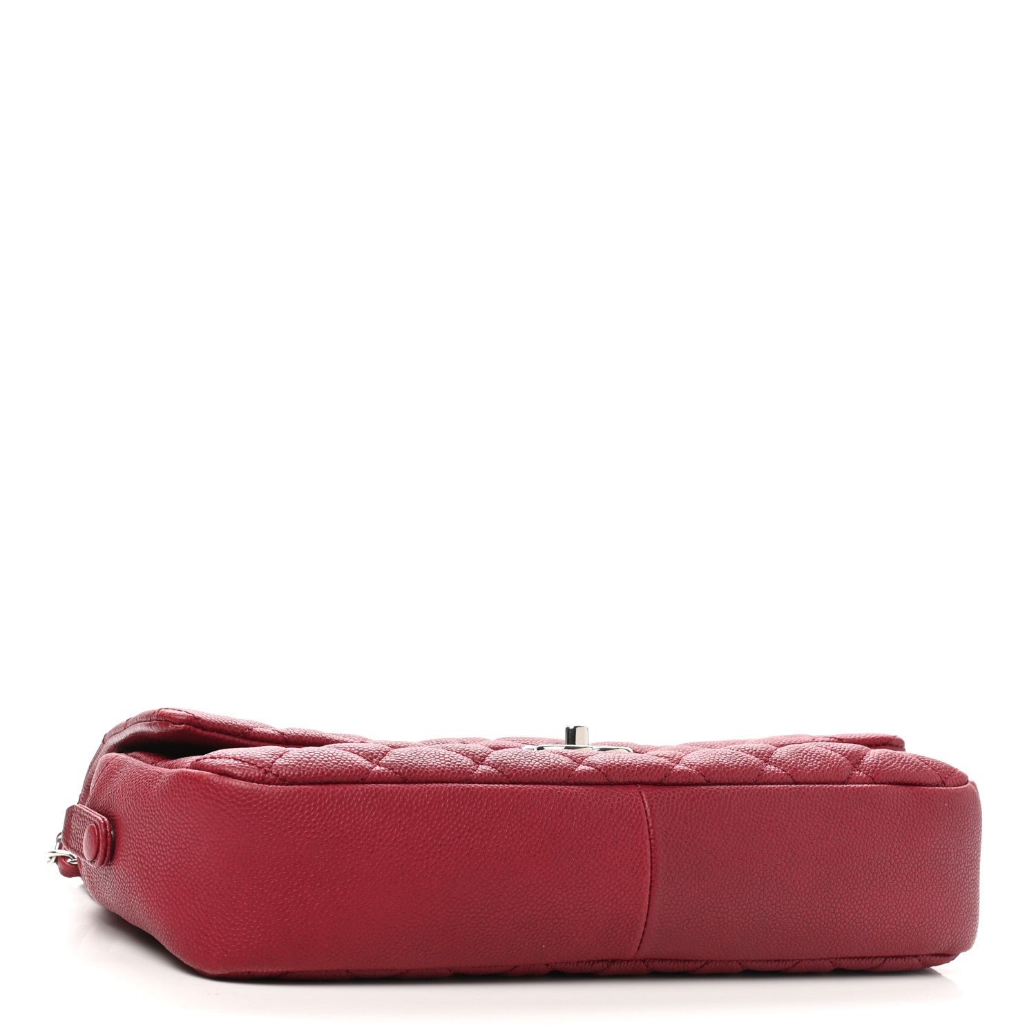 Chanel Caviar Quilted Jumbo Easy Flap Dark Pink 4 of 15