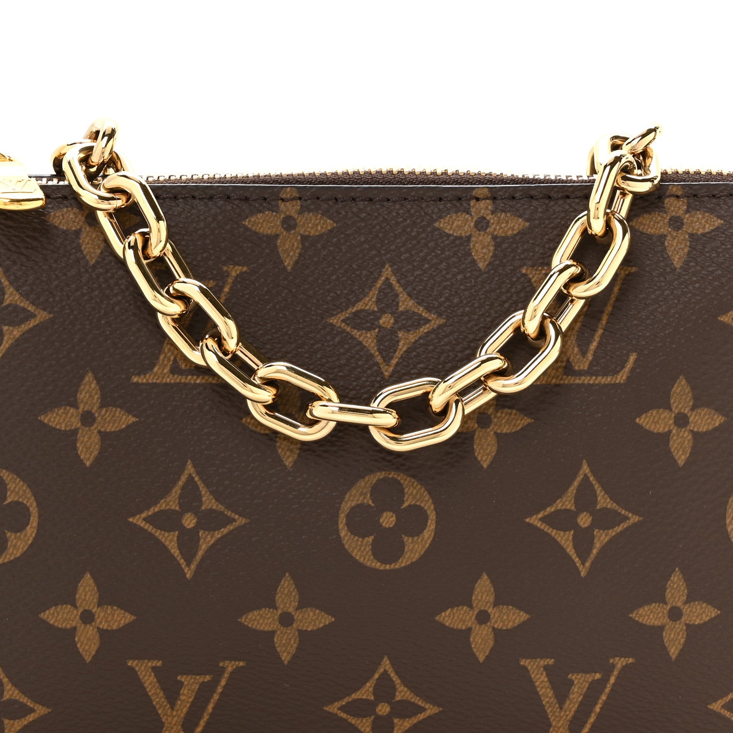 Louis Vuitton Monogram Metal Studded Capsule Pochette 6 of 8