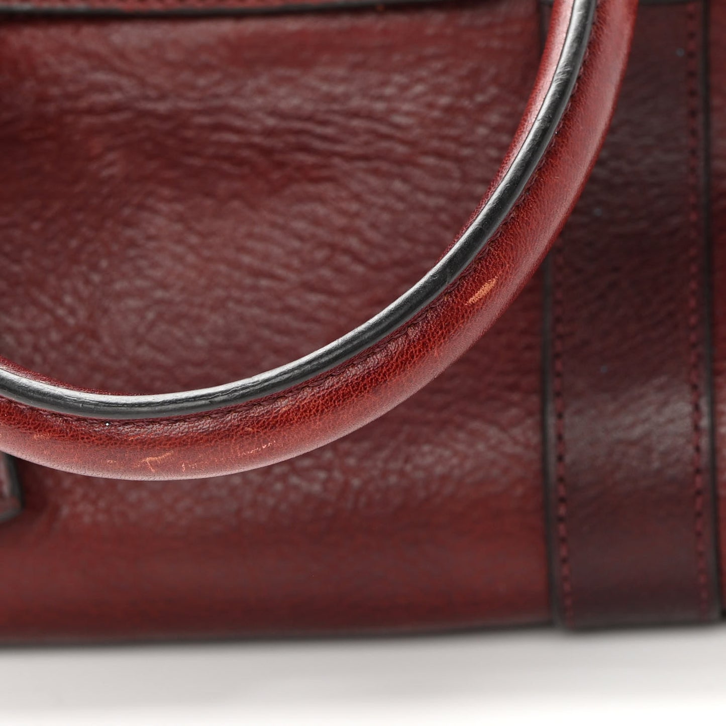 Soft Grain Calfskin Small Bayswater Oxblood