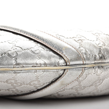 Gucci Guccissima Medium Britt Tote Silver 13 of 17