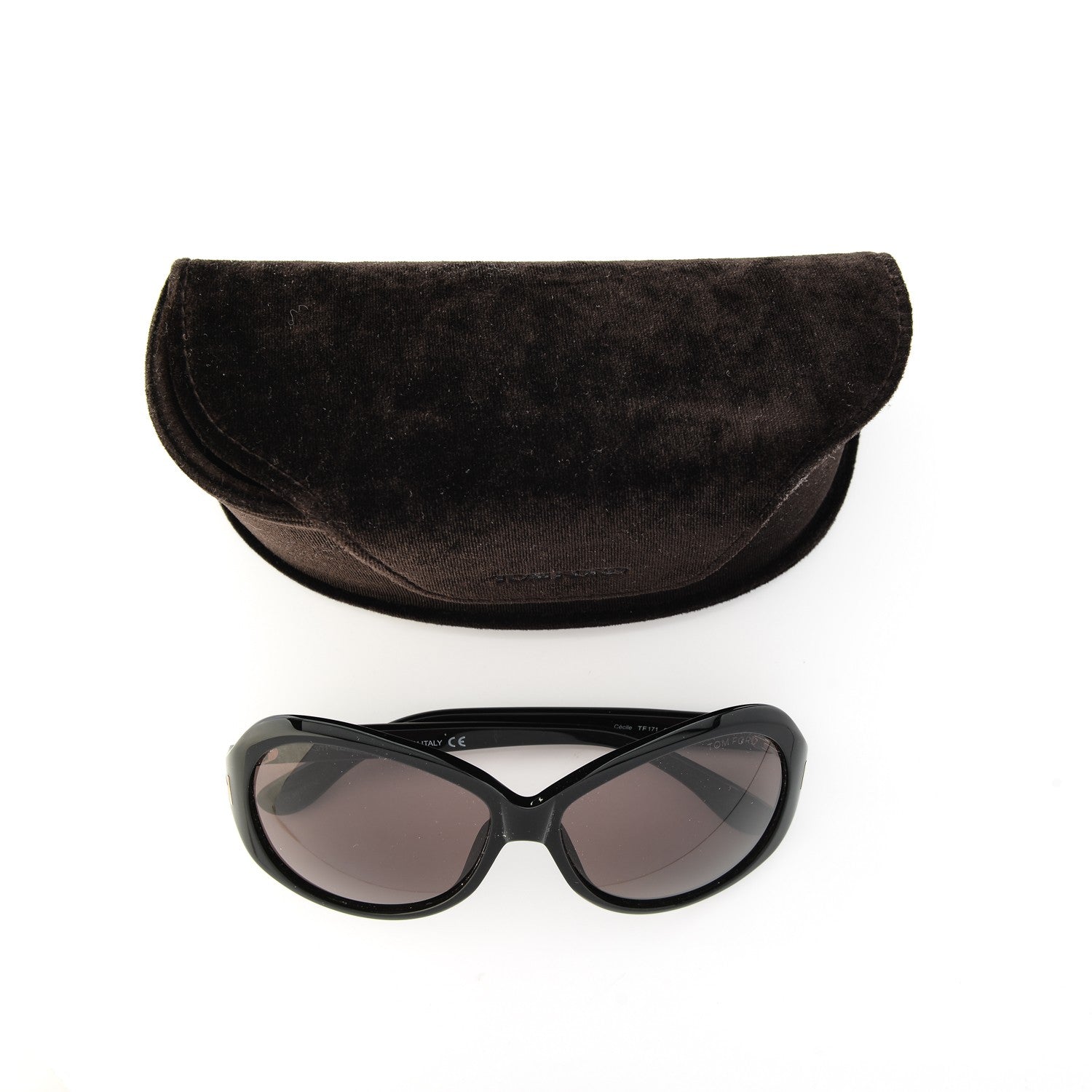Tom Ford Cecile Sunglasses TF171 Black 9 of 9