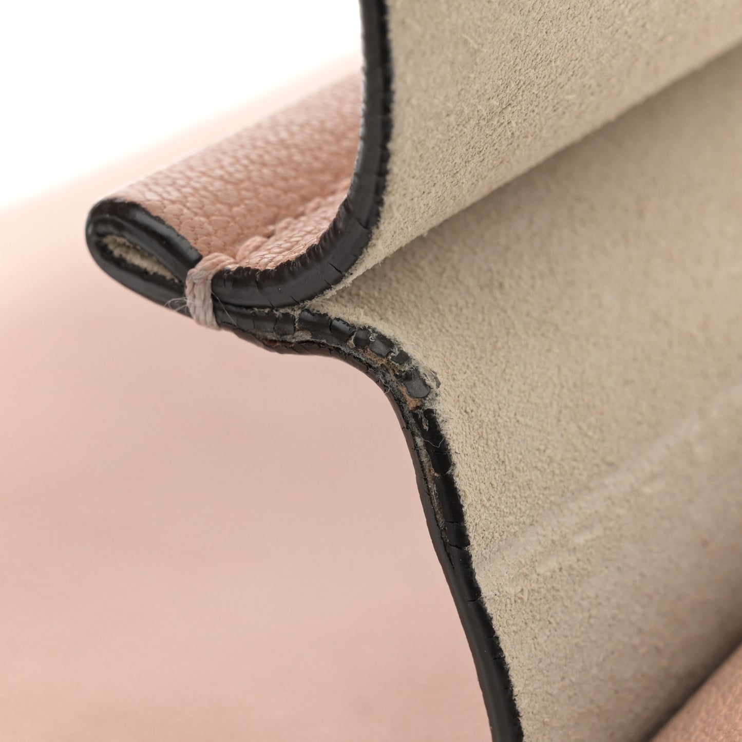 Calfskin Medium Faye Shoulder Bag Biscotti Beige