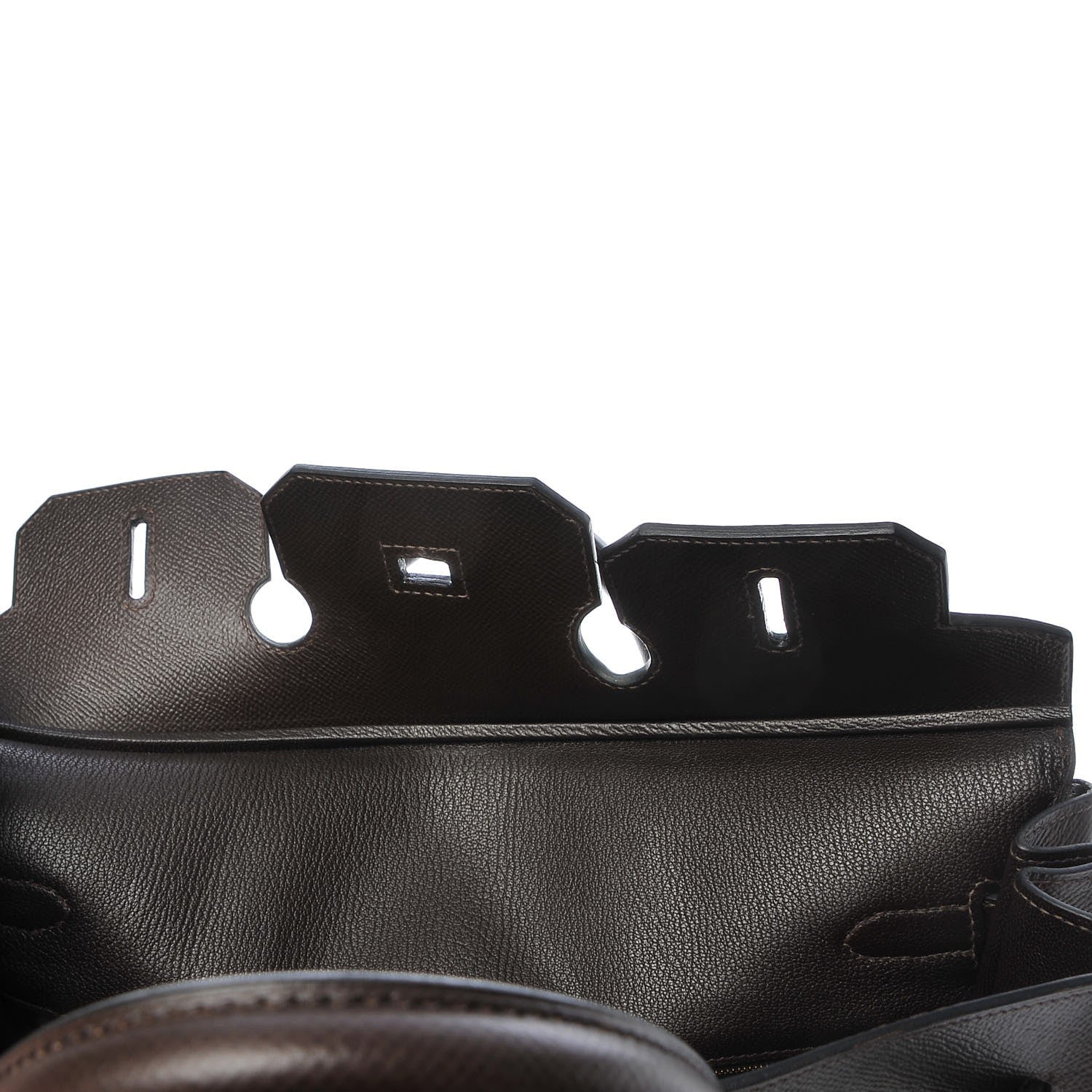 Hermes Courchevel Birkin 35 Chocolate 9 of 33