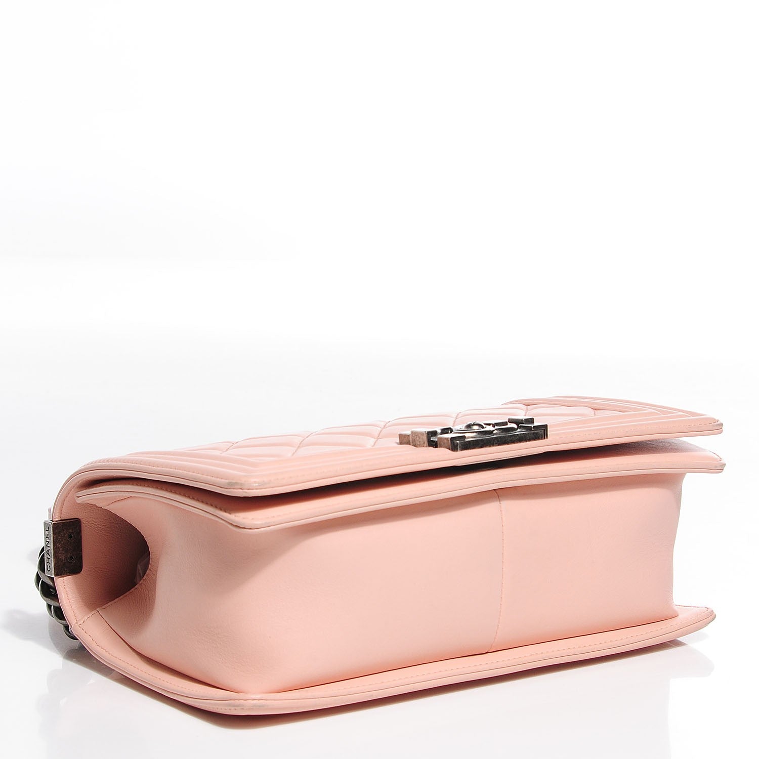 Chanel Lambskin Quilted Medium Boy Flap Light Pink 3 of 7