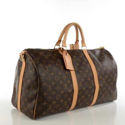 Louis Vuitton Monogram Keepall Bandouliere 50 6 of 12