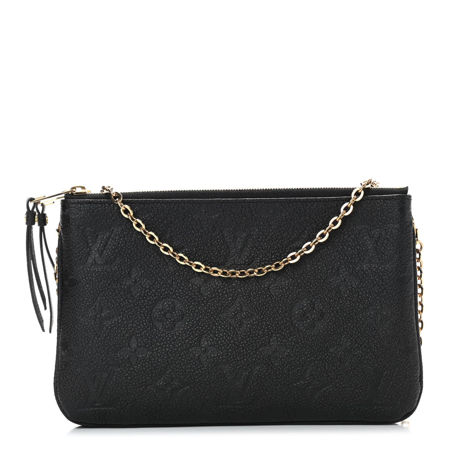 Empreinte Double Zip Pochette Black