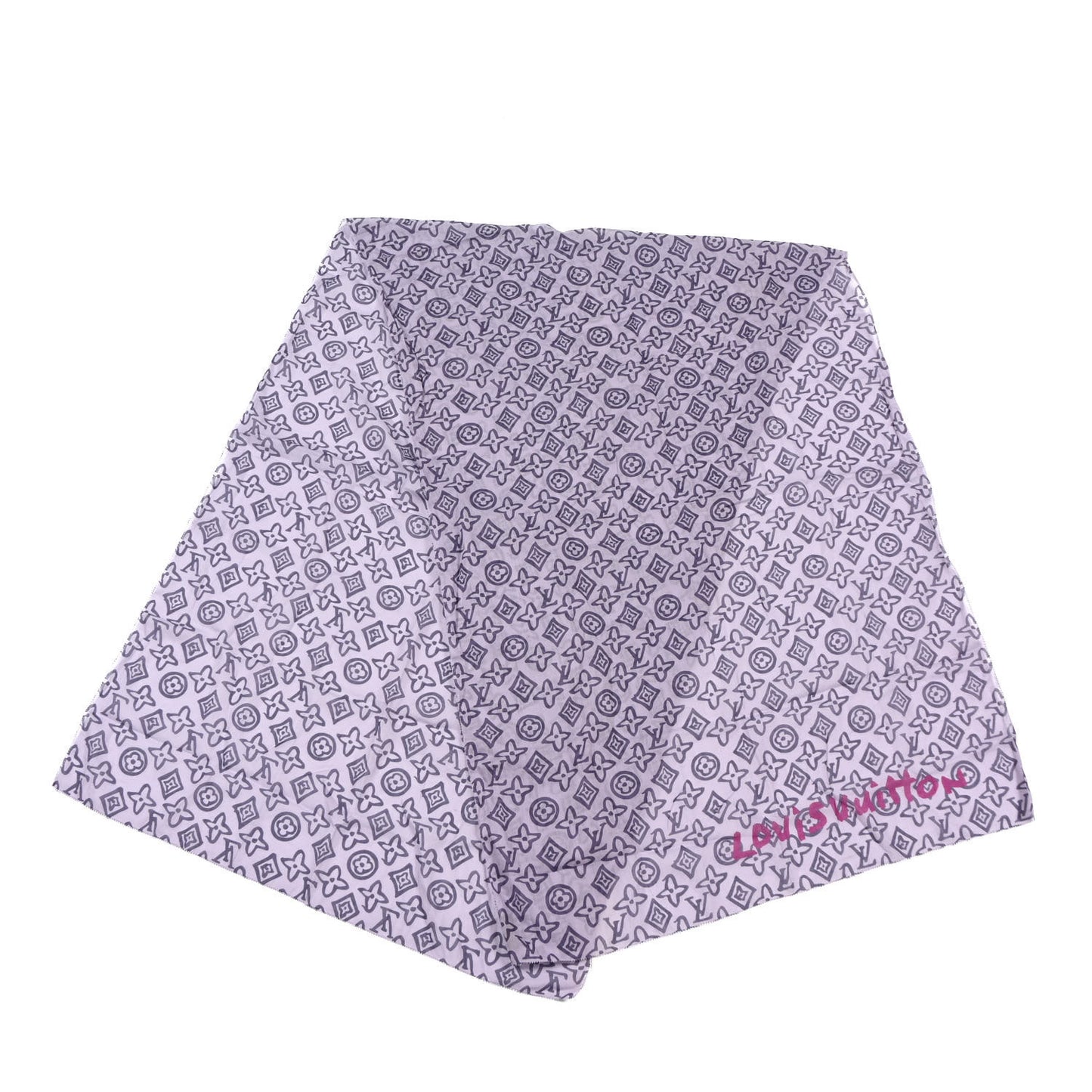 Cotton Tahitienne Scarf Lilac