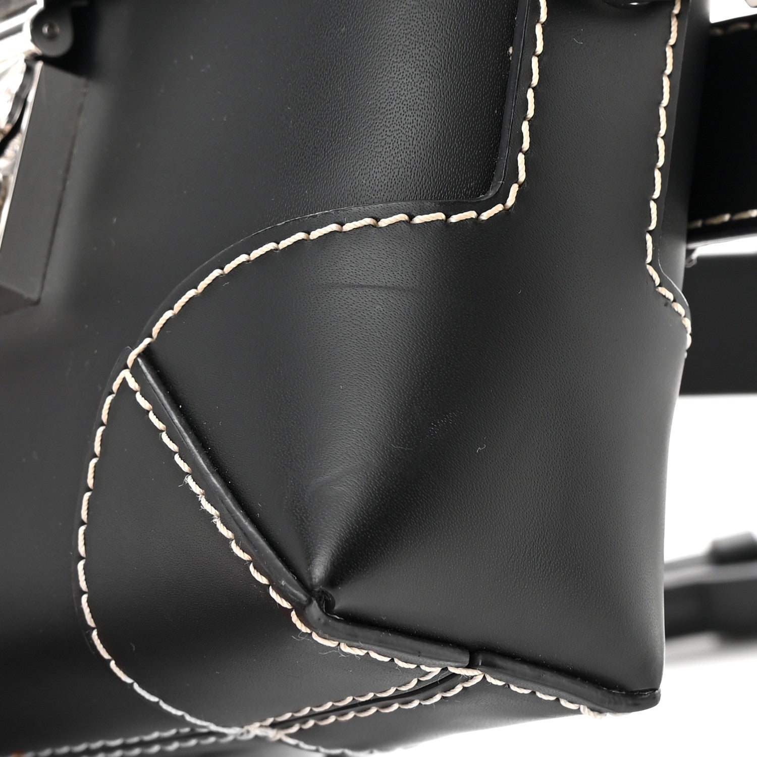MCM Calfskin Ottomar Monogram Soft Berlin Belt Bag Black 11 of 13