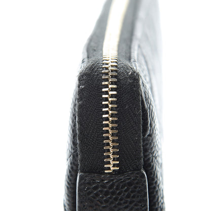 Chanel Caviar Quilted Small Zipped Pouch Black 9 of 11