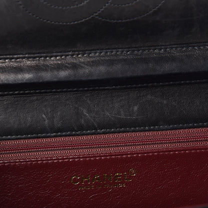 Chanel Lambskin Quilted Medium Single Flap Black 7 of 16