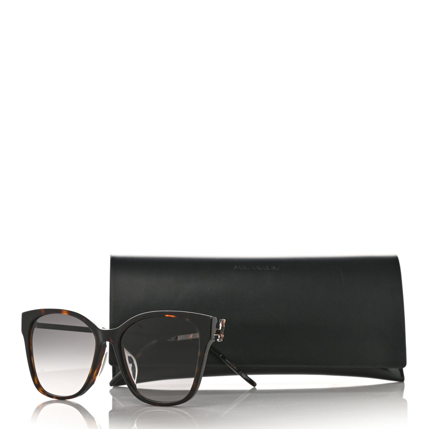 Square Acetate Metal SLM48S Sunglasses Tortoise