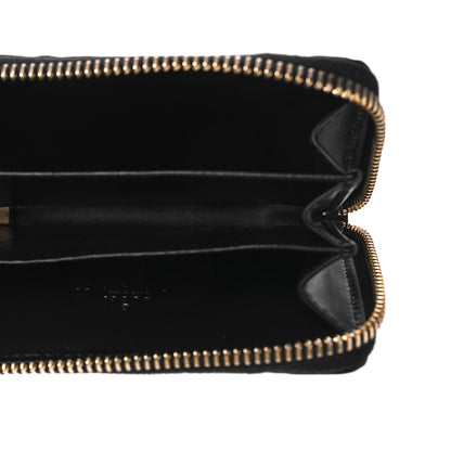 Gucci Guccissima Zip Around Card Case Black 5 of 10