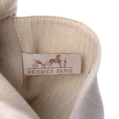 Hermes Canvas Barenia Fourbi 20 PM Pouch Naturel Fauve 6 of 9