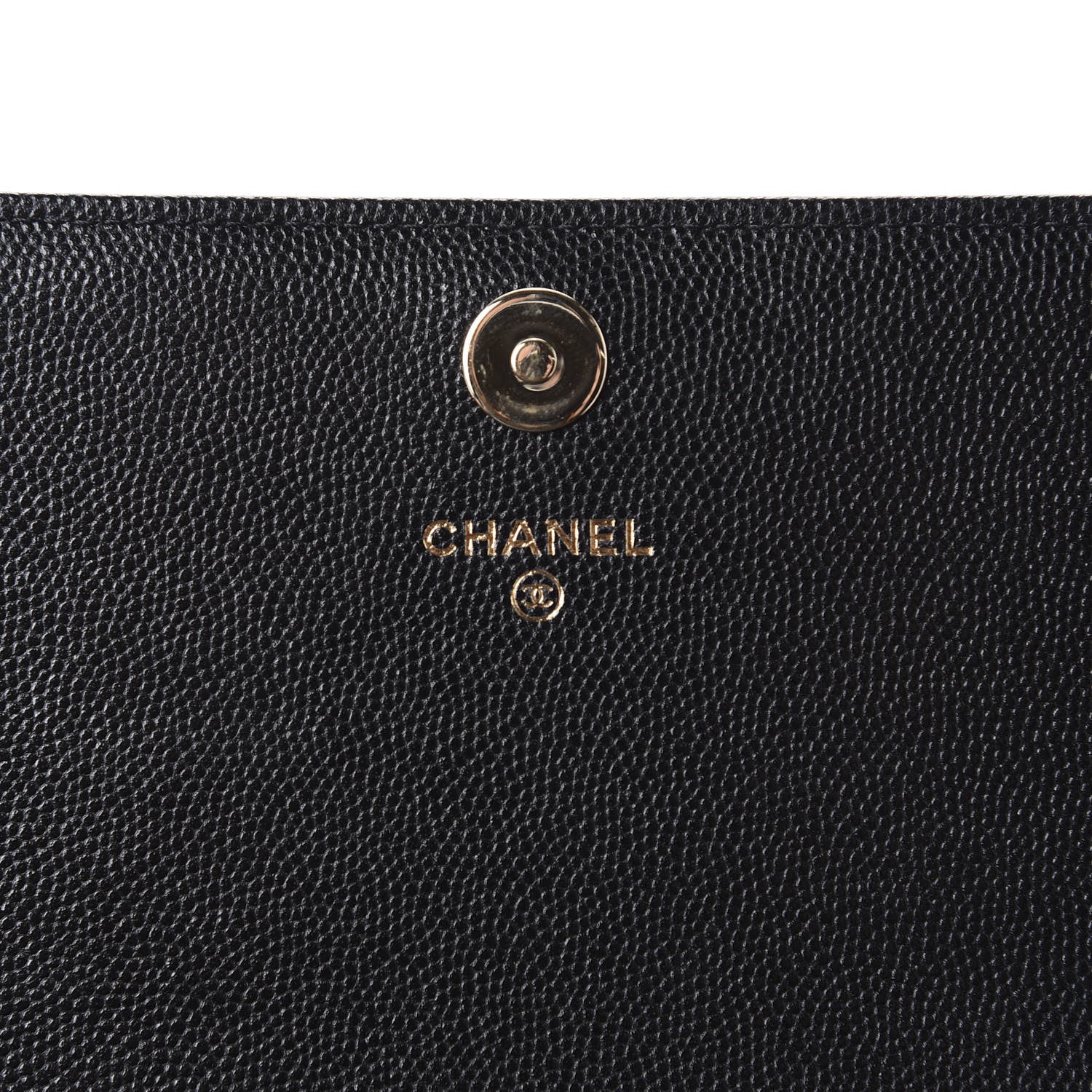 Chanel Caviar Quilted Square Wallet On Chain WOC Black 6 of 11