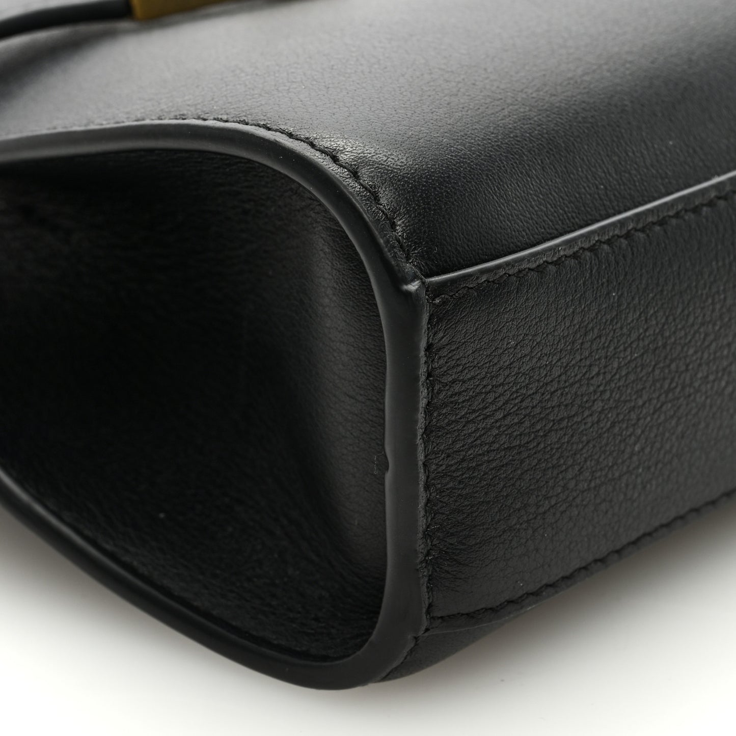 Calfskin Hug Crossbody Bag Black