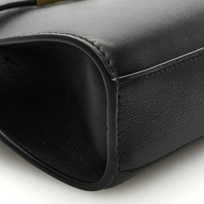 Salvatore Ferragamo Calfskin Hug Crossbody Bag Black 8 of 9