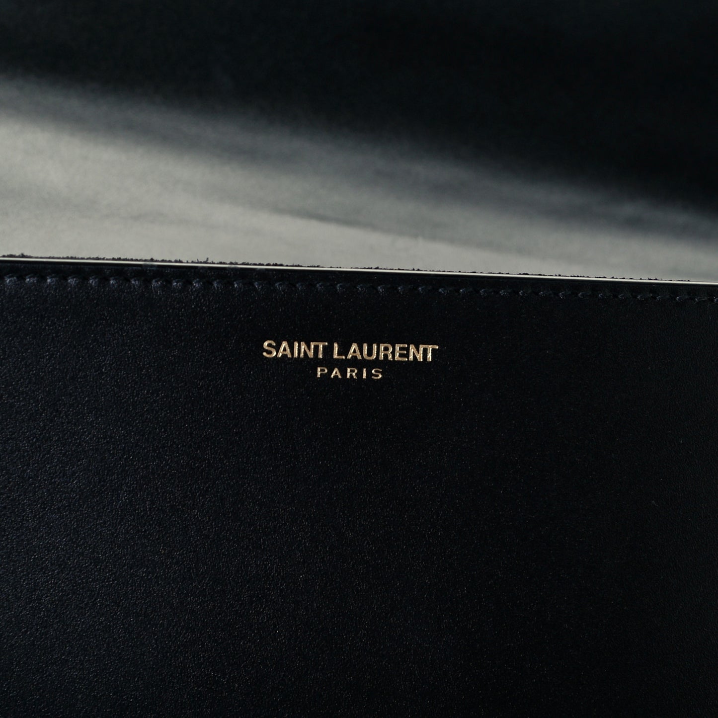 Smooth Calfskin Shoulder Bag Black