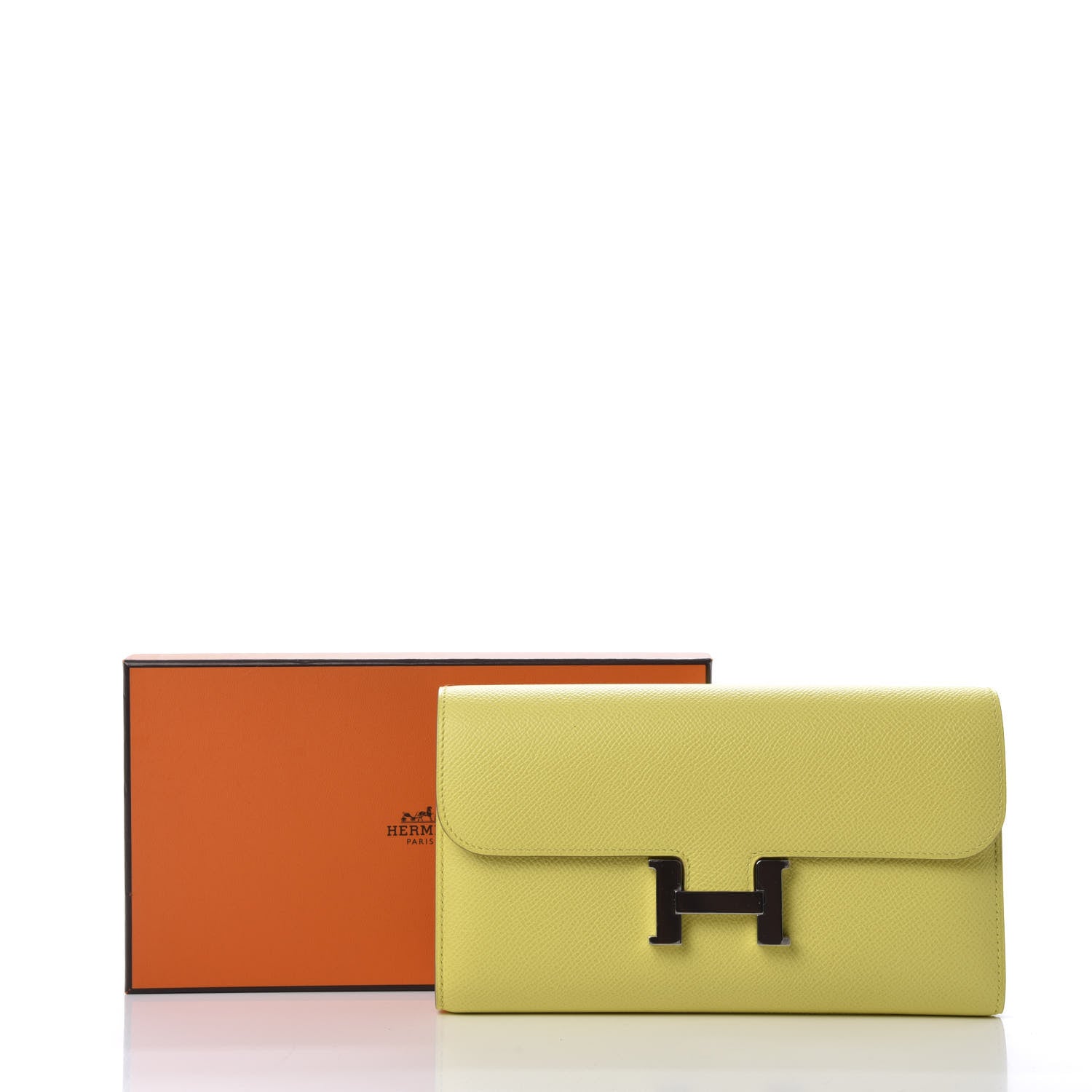 Hermes Epsom Constance Long Wallet Soufre 8 of 8