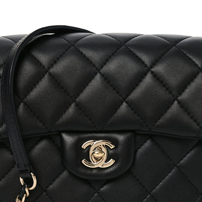Chanel Lambskin Quilted Small My Precious Flap Black 8 of 11