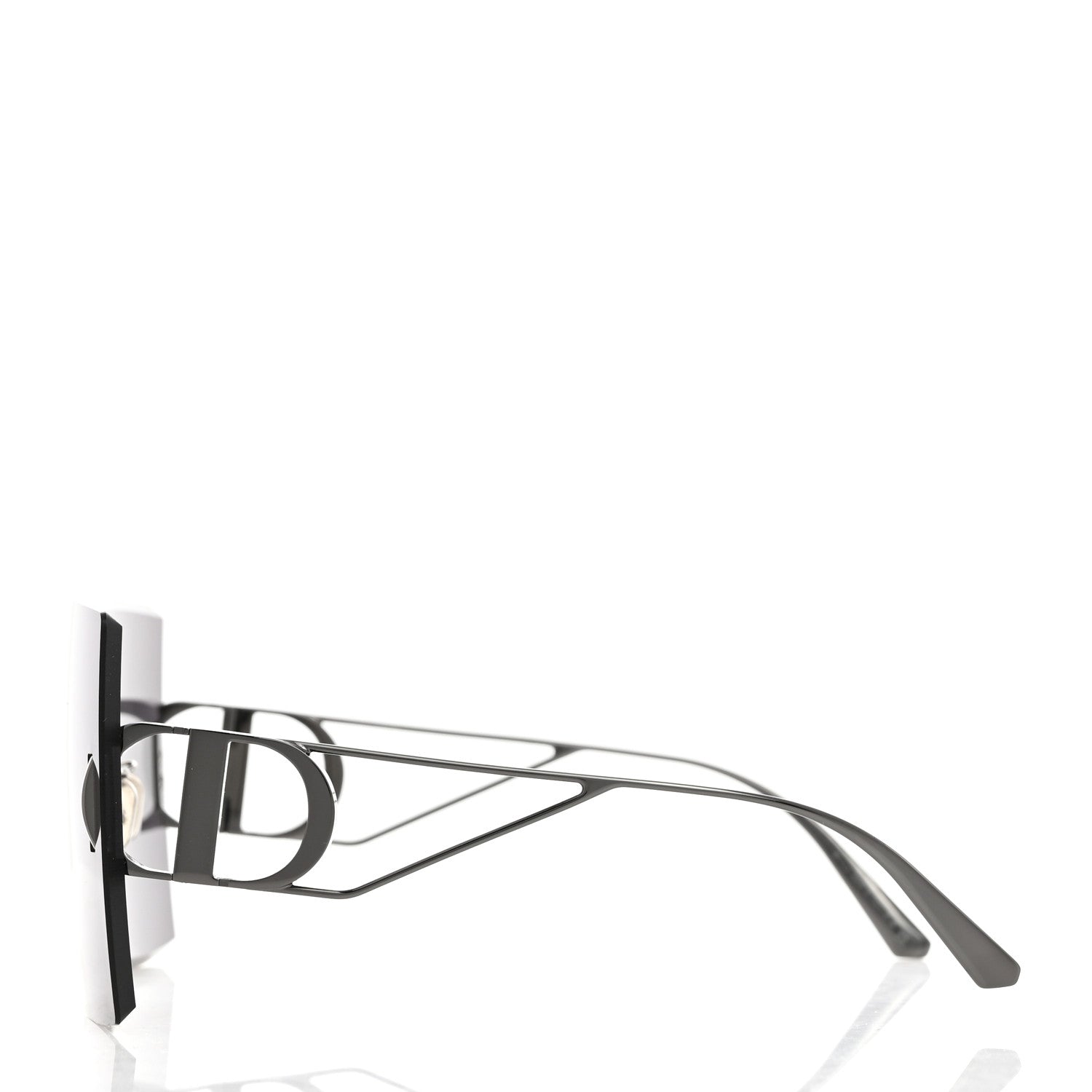 Christian Dior Metal 30 Montaigne M1U Sunglasses Shiny Gunmetal Smoke 3 of 7