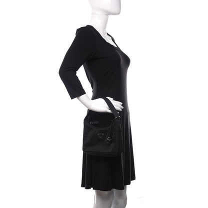 Prada Tessuto Nylon Mini Re-Edition 2000 Bag Black 2 of 9