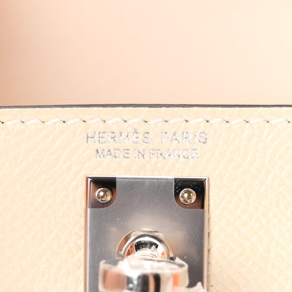 Hermes Epsom Mini Kelly Sellier 20 Nata Dune Bai Brun 11 of 21