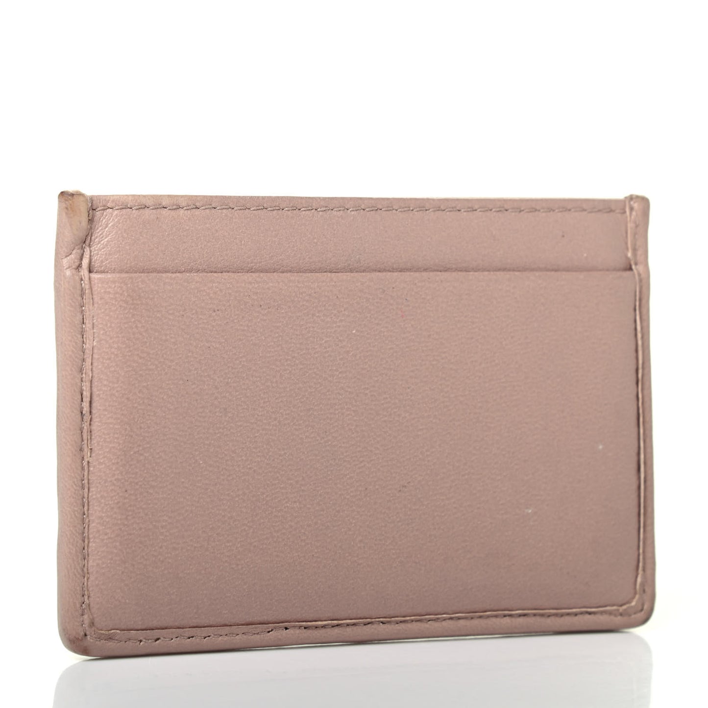 Soft Calfskin Impunture Diagramme Card Holder Cipria