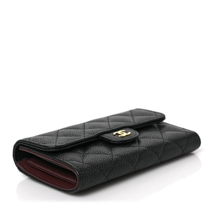 Chanel Caviar Quilted Medium Flap Wallet Black 4 of 7