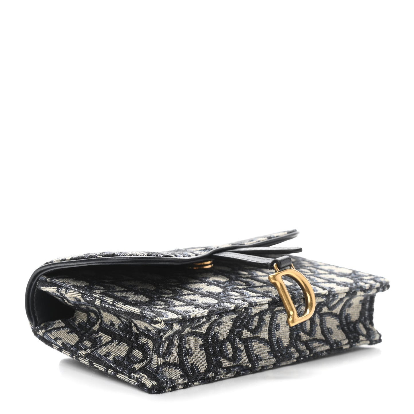 Oblique Saddle Belt Bag Blue