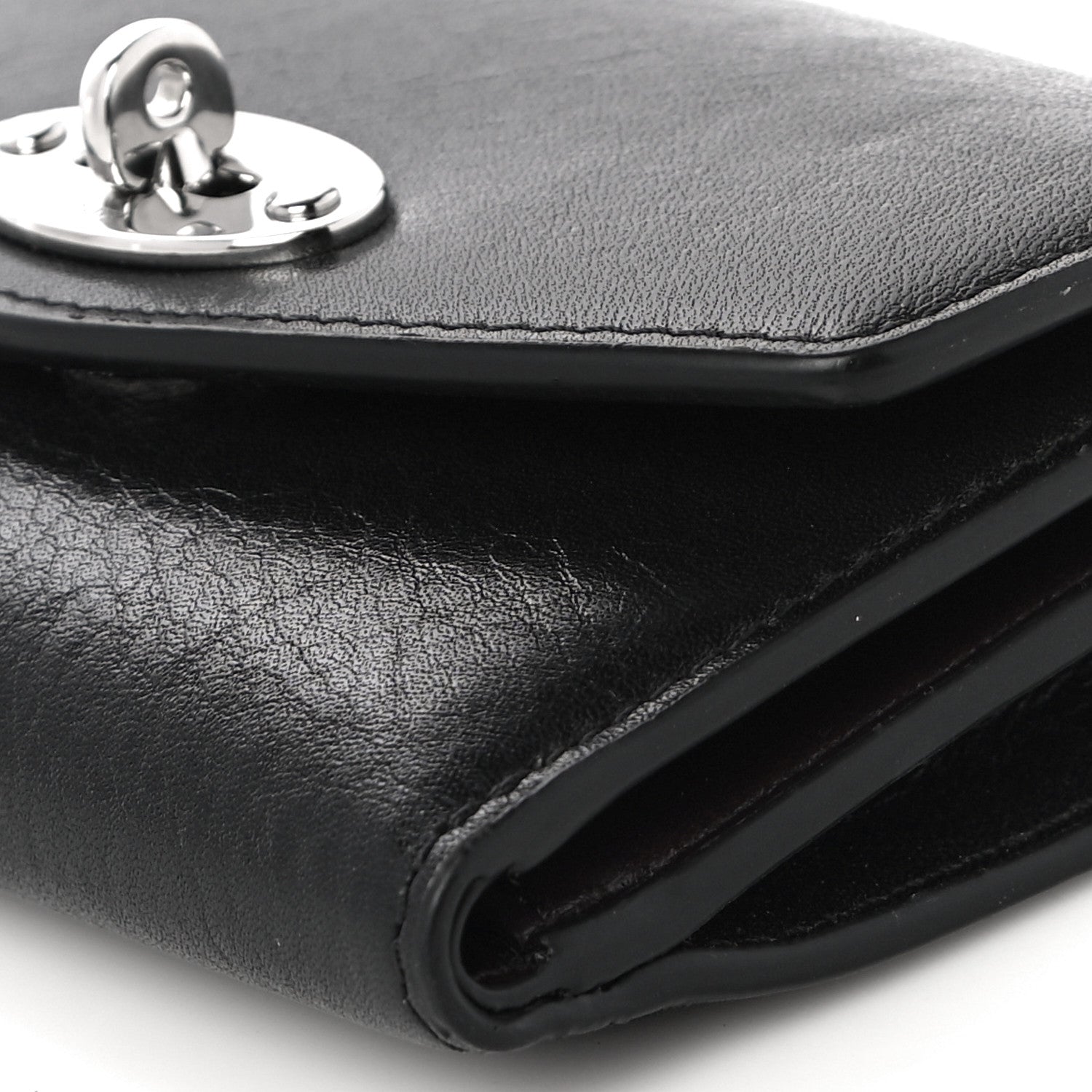 Mulberry Classic Grain Small Darley Wallet Black 10 of 10