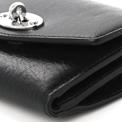 Mulberry Classic Grain Small Darley Wallet Black 10 of 10