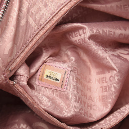 Chanel Caviar Square Stitched Bowler Pink 7 of 11