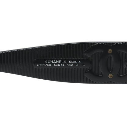 Chanel Square Polarized CC Sunglasses 5494-A Black 5 of 7
