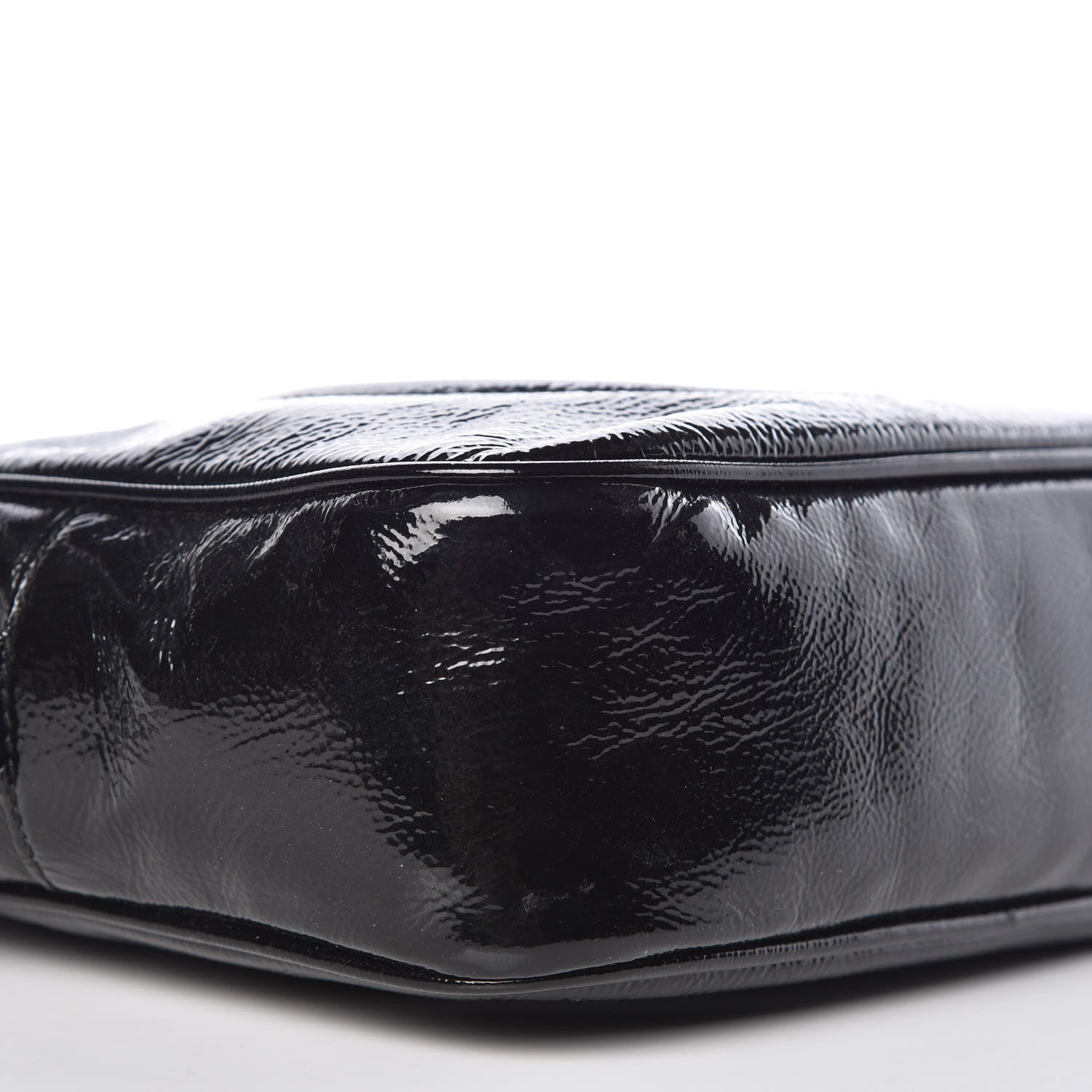 Gucci Soft Patent Small Soho Disco Bag Black 5 of 12